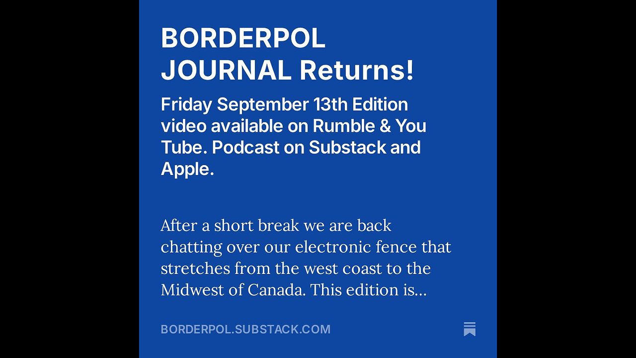 BORDERPOL JOURNAL S3 Ep26