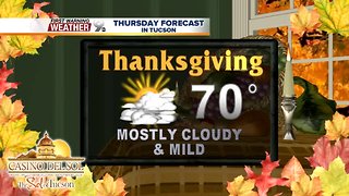 FORECAST: Moisture stays north for Thanksgiving