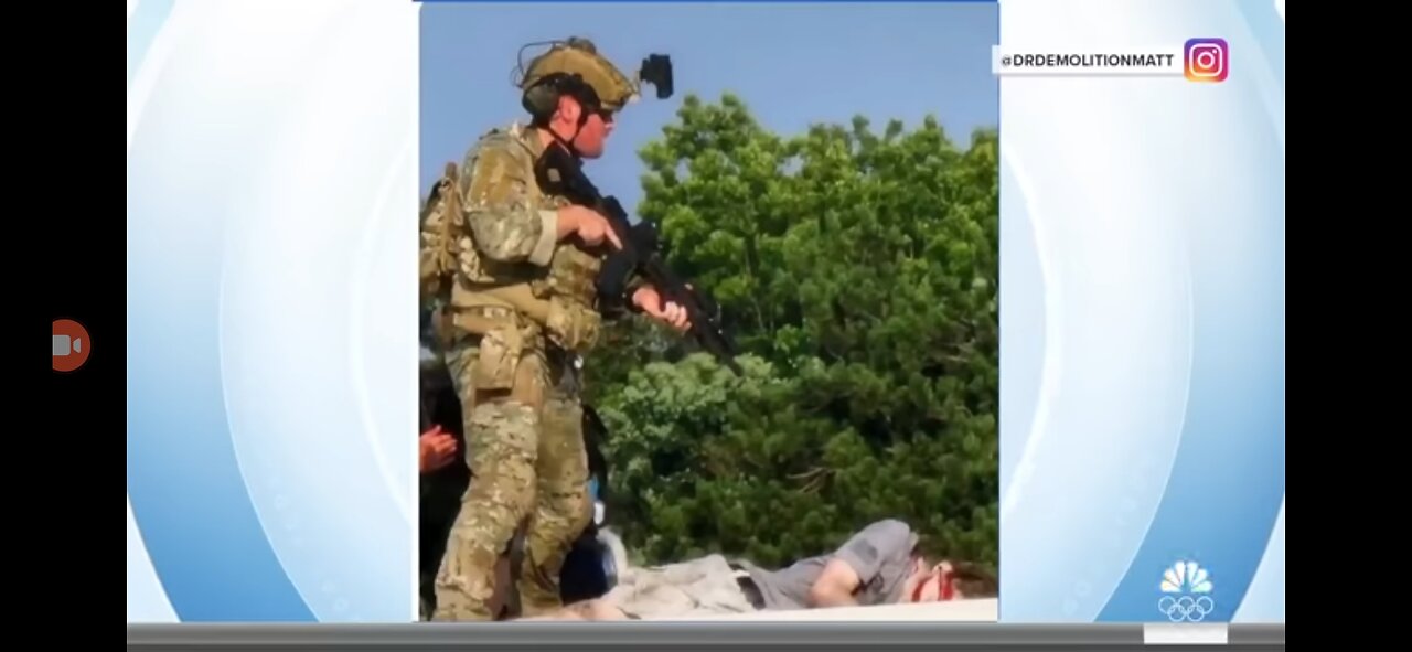 The shooter just walking around