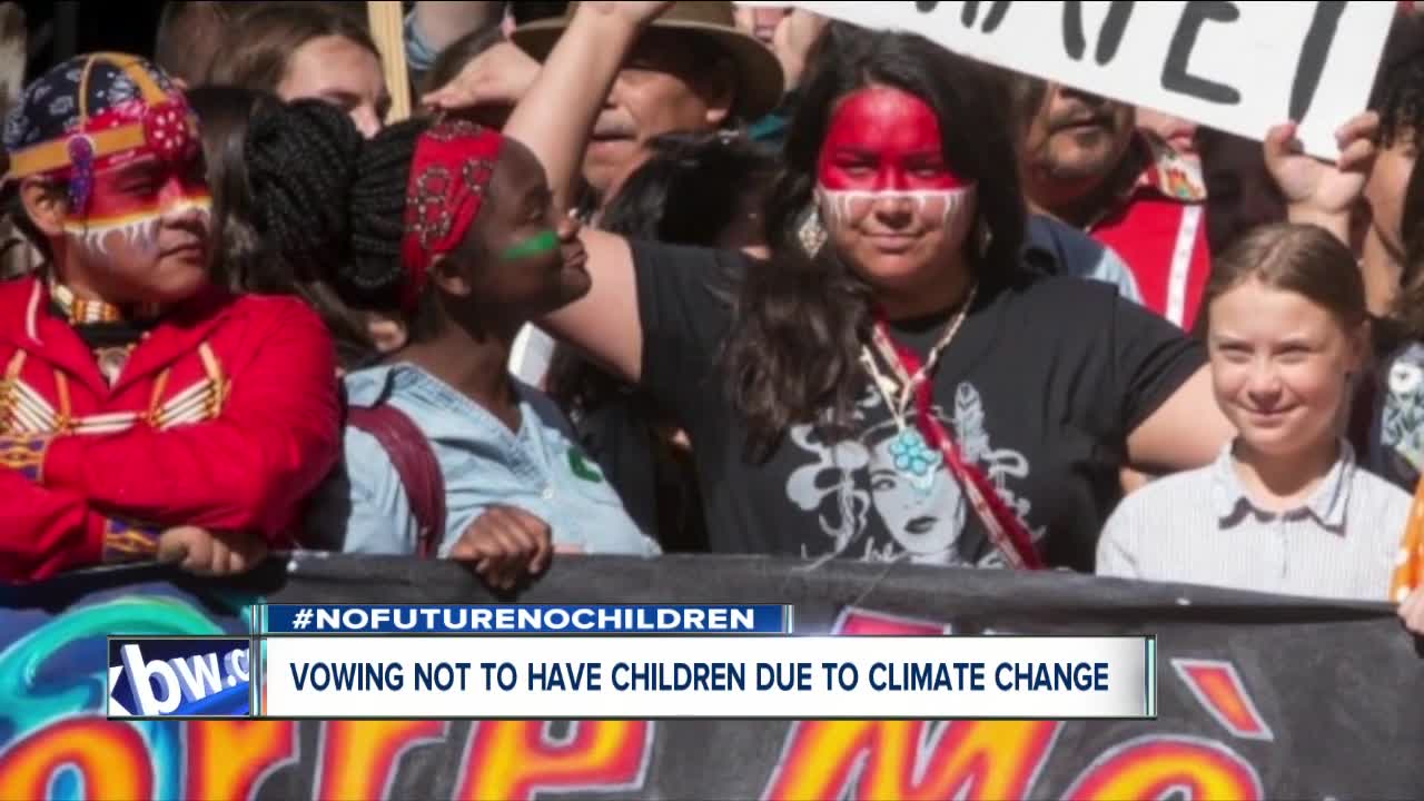 Vowing not to have children due to climate change