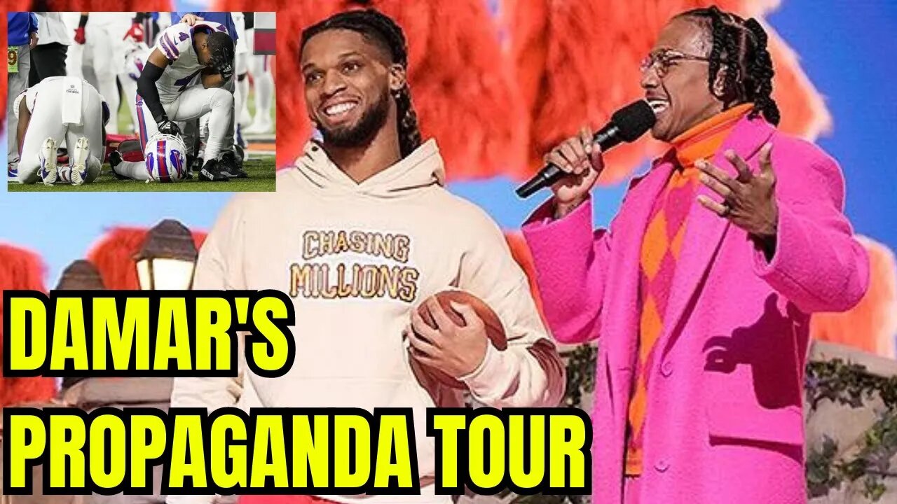 Bills' Safety Damar Hamlin CONTINUES WEIRD PROPAGANDA Tour with MASKED SINGER Appearance?!