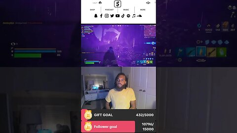 Rock Mercury plays Fortnight on tiktok Live with Rockers and Mercurians #fortnitebattleroyale