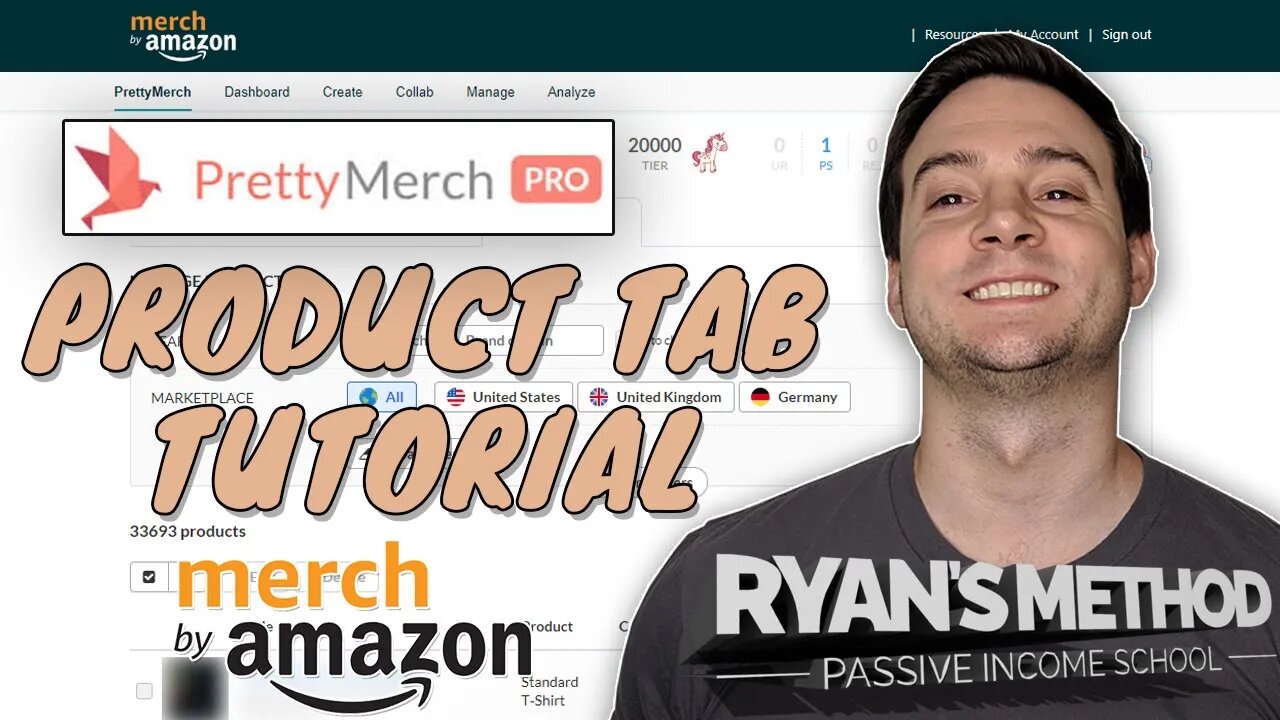 Manage Your Amazon Merch Listings... EASILY! (PrettyMerch Product Tab Tutorial)