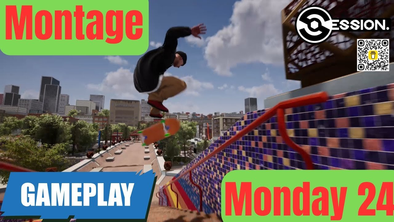 24 Session Skate Sim 4K Montage Monday