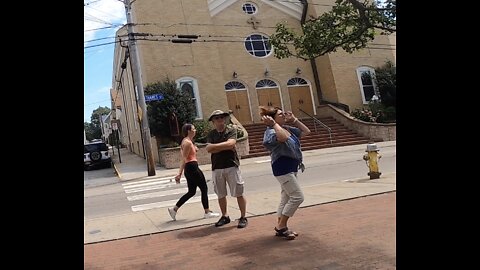 Preaching Jesus on Thames Street: Curious Onlookers, Apathetic, and Godly