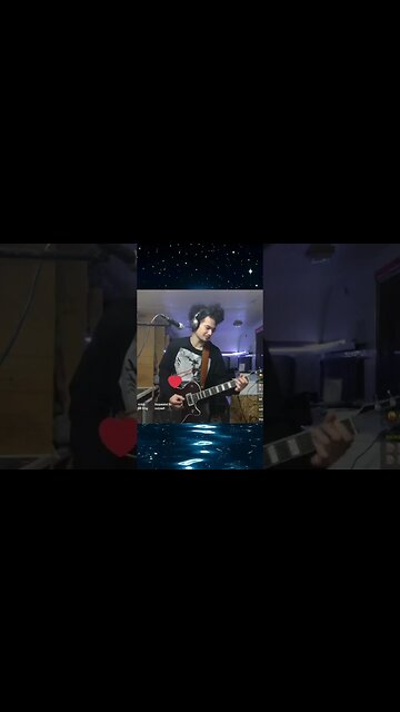 Accidently hit some drums lol so we made a jam 🎸🎶 #guitarist #twitchstreamer