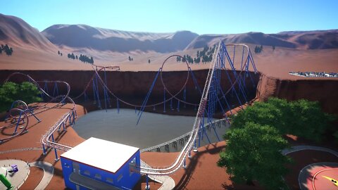 Superman Krypton Coaster Recreation