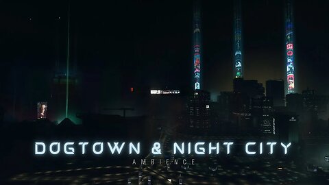 Dogtown & Night City rainy Ambience | Cyberpunk 2077