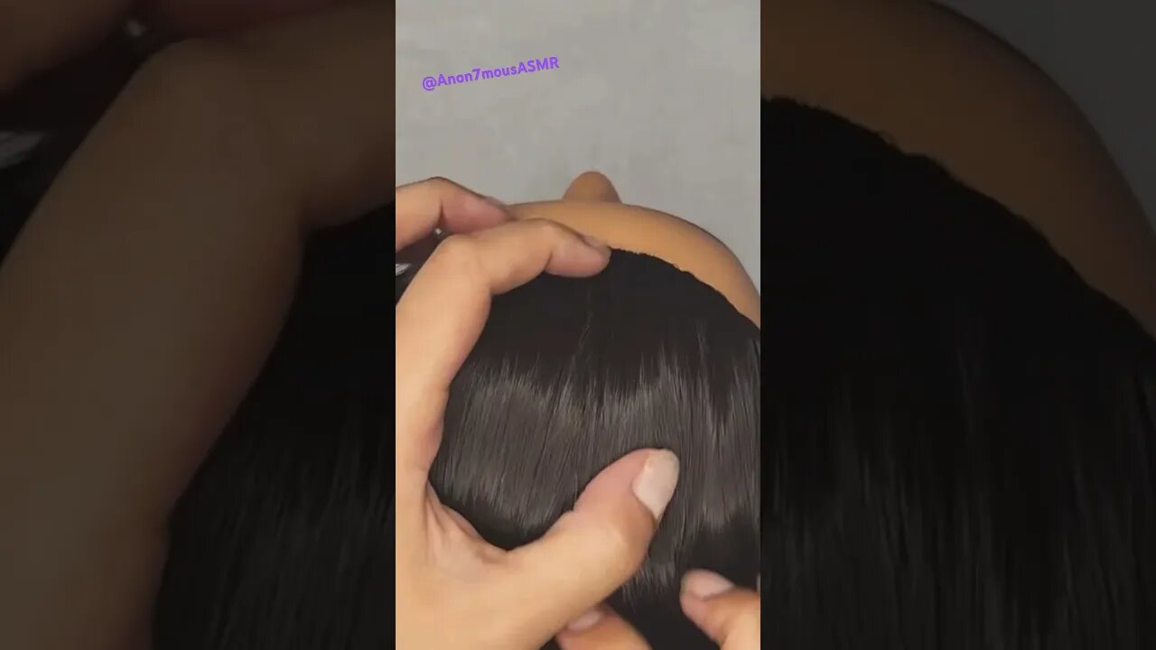 Scalp Massage Relieving Your Headache 💆🏽‍♀️ #asmr #asmrsounds #asmrtriggers #relaxing #hair #short