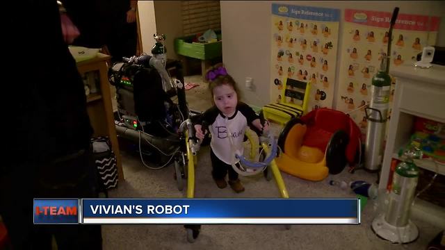 Robot Helps Wisconsin Girl Take First Steps