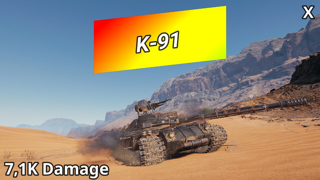 K-91 (7,1K Damage) | World of Tanks