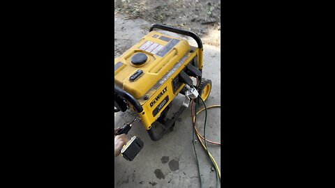 Generator with no pull cord