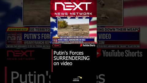 Putin's Forces SURRENDERING on video #shorts