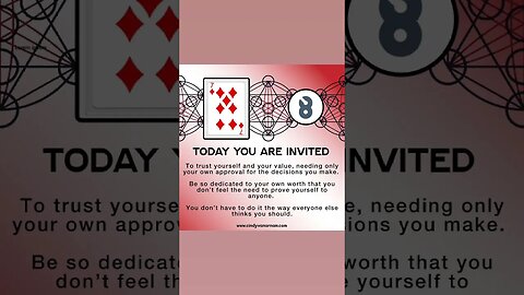 Be At Peace With Yourself - 7 of Diamonds