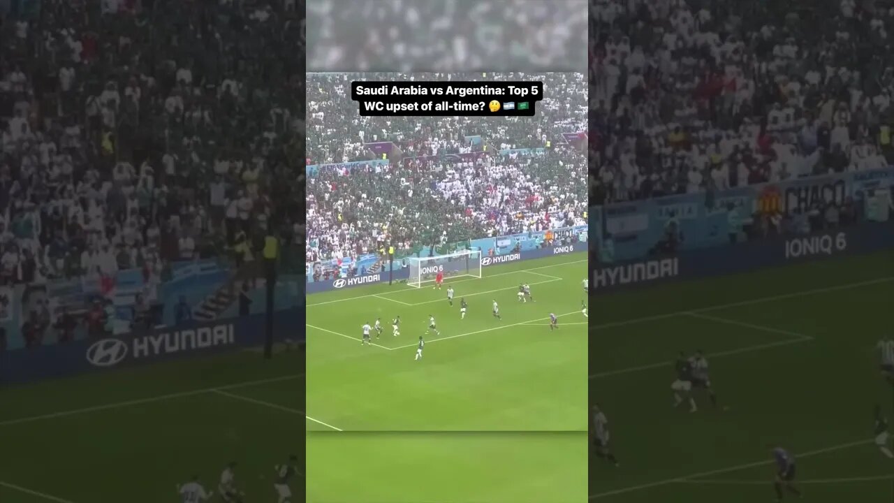 Saudi Arabia vs. Argentina: Top 5 WC Upsets of All Time? #shorts