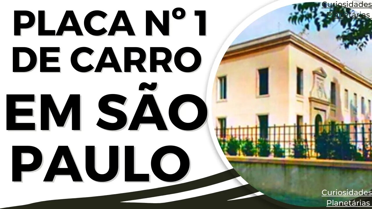 PLACA Nº 1 DE CARRO EM SÃO PAULO? ISSO E + CURIOSIDADES SOBRE A MANSÃO MATARAZZO NA AV. PAULISTA