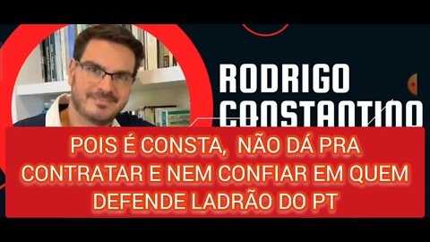 NAO DA PRA CONFIAR EM QUEM VOTA EM LADRAO