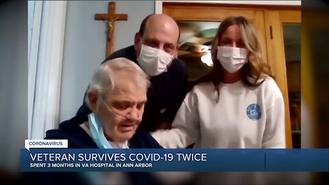 Veteran survives COVID-19, not once but twice