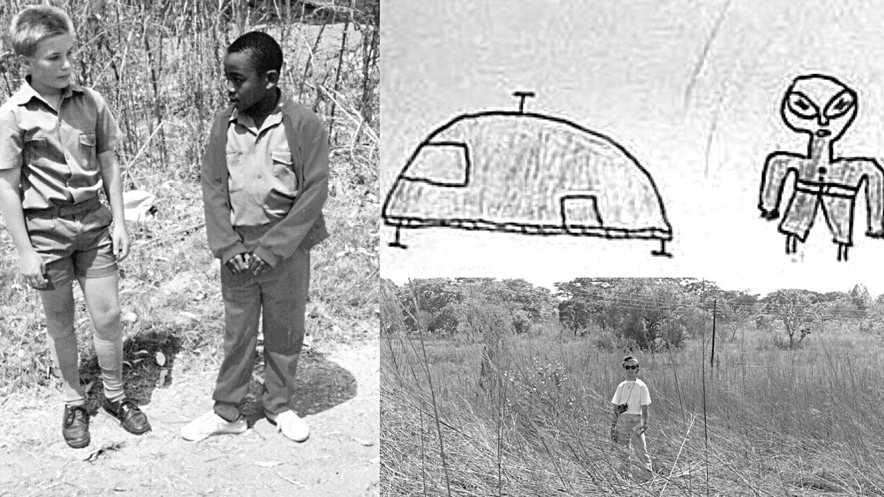 UFO landing site visited by school children and researchers in Ruwa, Zimbabwe, 1994