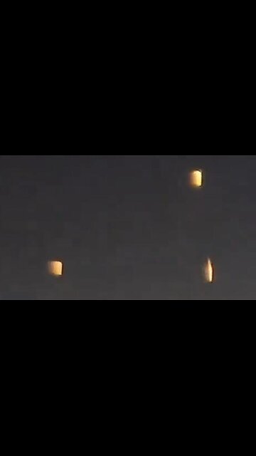 Unknown objects spotted in the sky in San Diego, California