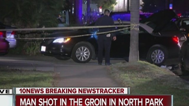Man shot in groin