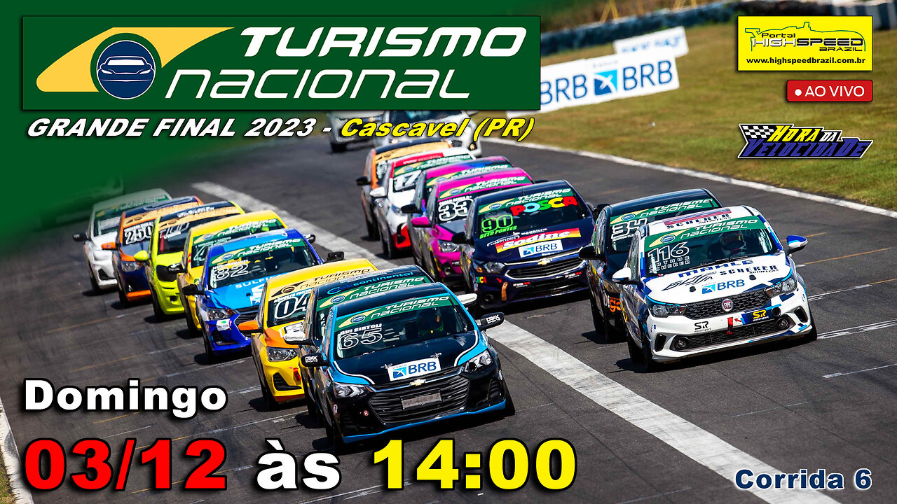 🔴 TURISMO NACIONAL | Corrida 6 | FINAL 2023 | Cascavel (PR) | Ao Vivo