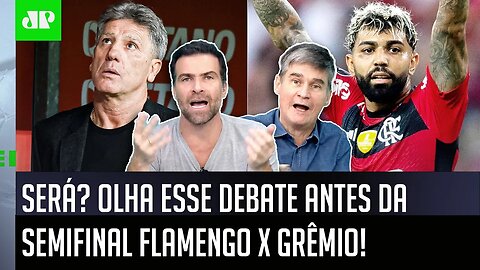 "É SÉRIO, cara! Eu NÃO ACREDITO que o Flamengo..." OLHA esse DEBATE antes do JOGÃO contra o Grêmio!