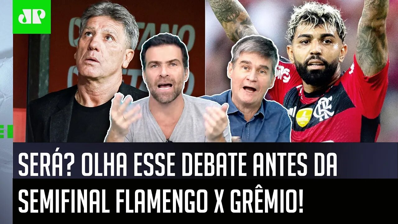 "É SÉRIO, cara! Eu NÃO ACREDITO que o Flamengo..." OLHA esse DEBATE antes do JOGÃO contra o Grêmio!