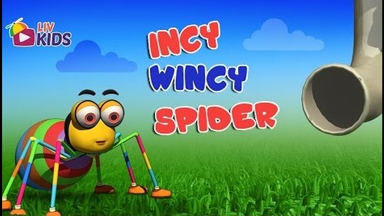 Incy Wincy Spider with Lyrics | LIV Kids Nursery Rhymes and Songs | HD