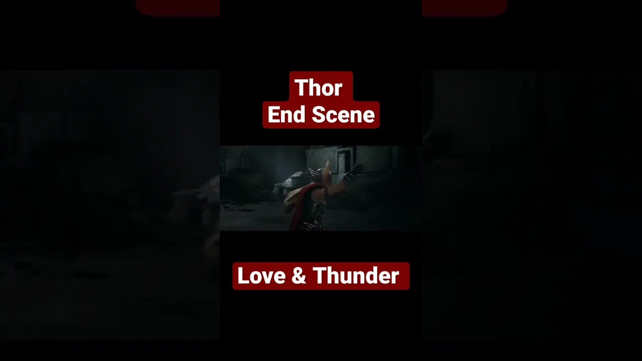 Thor love & Thunder Movie Ending Scene #action