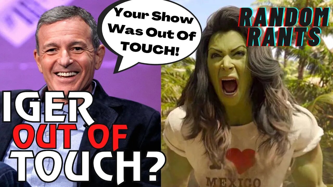 Random Rants: She-Hulk Actress Maslany ATTACKS Disney's CEO! Says Bob Iger Is "Out Of Touch"