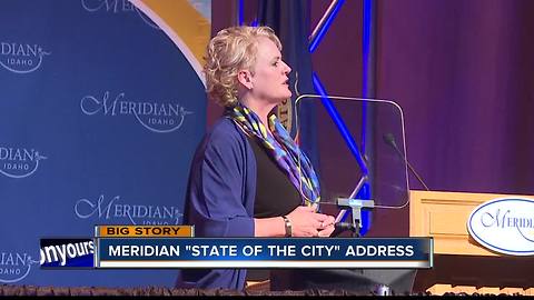 Meridian mayor highlights economic growth in State of the City Address