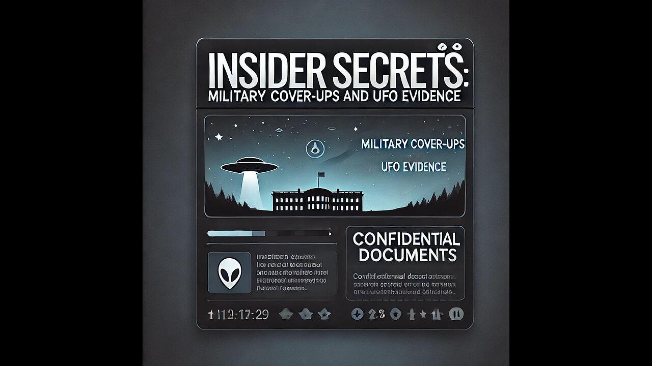 Insider Secrets: Military Cover-Ups and UFO Evidence 🤫👽