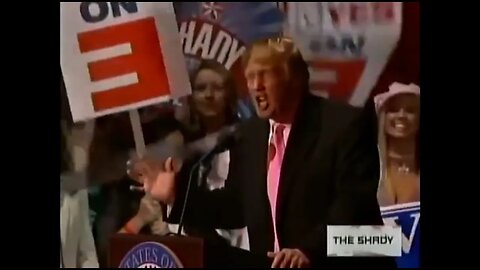 REMEMBER WHEN EVERYONE INCLUDING EMINEM LOVED DONALD TRUMP AND HE WAS INVITED ONTO MTV?