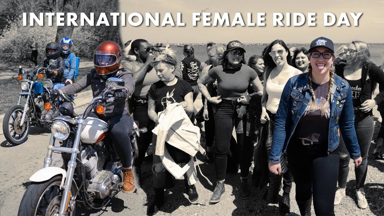 Let's ride with a ton of ladies! | Motovlog