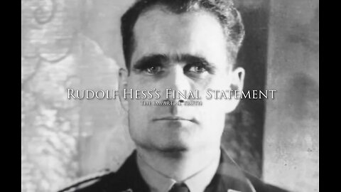 Rudolf Hess's last statement