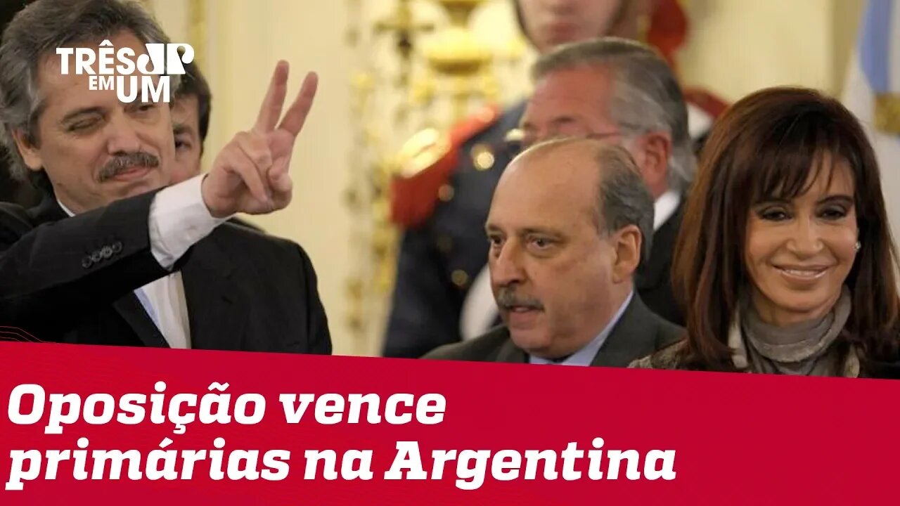 Chapa de Alberto Fernández e Cristina Kirchner vence eleições primárias na Argentina