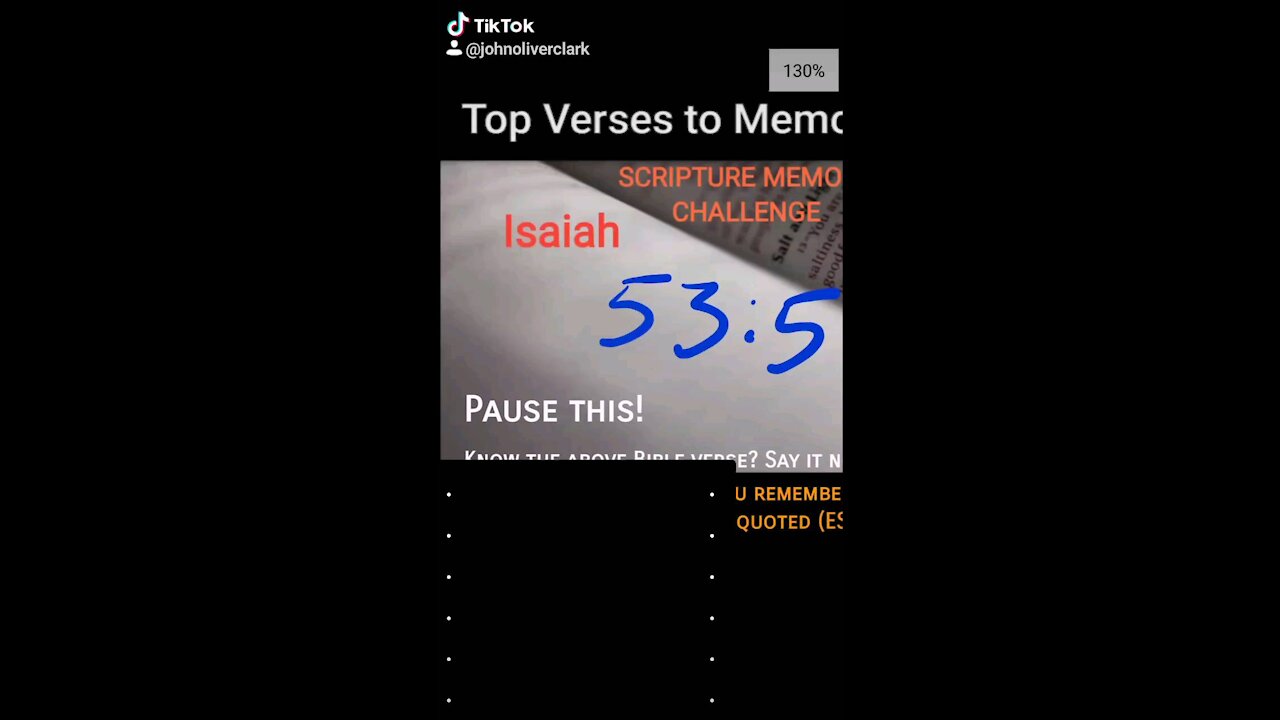 Top Verses To Memorize, Isaiah 53:5