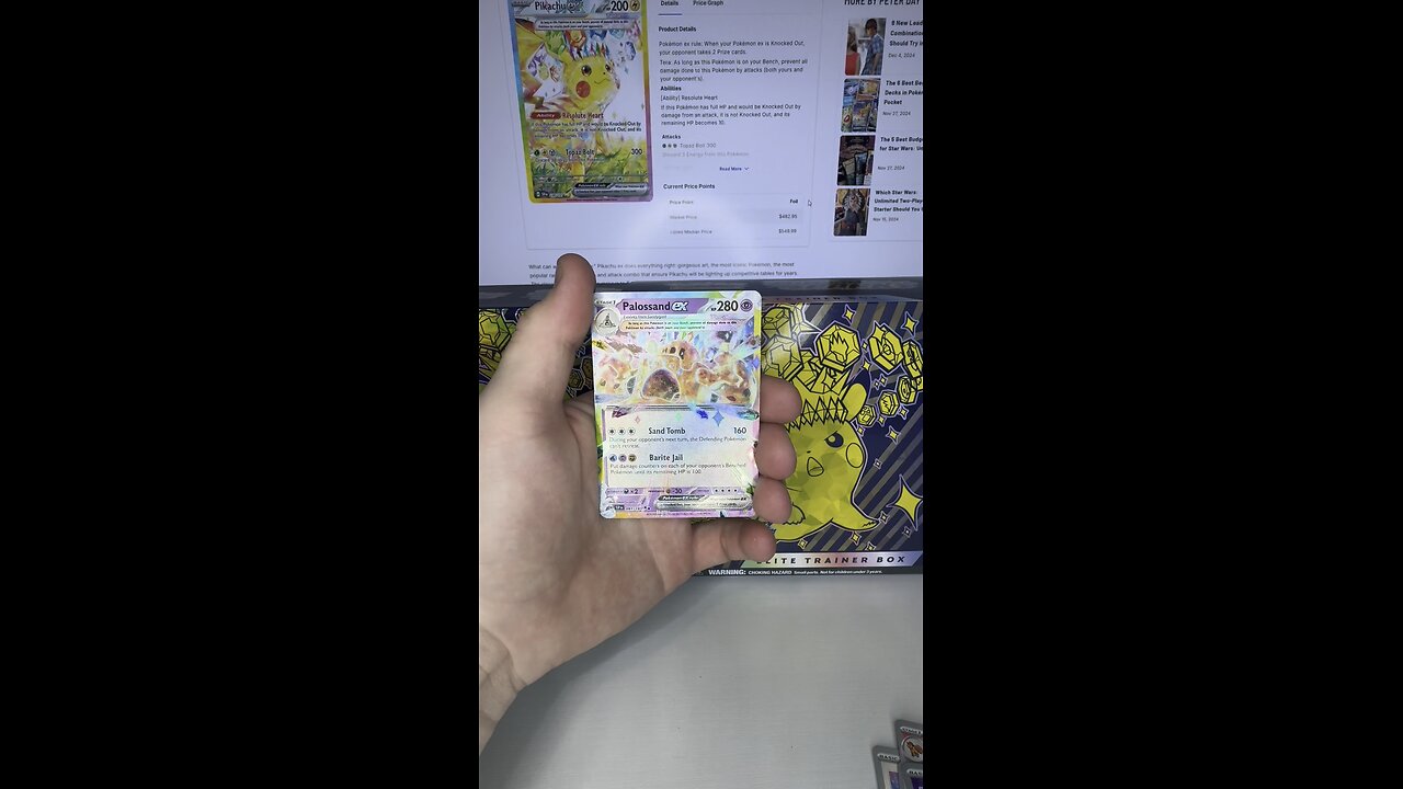 Pokemon Surging Sparks Pack Opening! #pokemon #tcg #usa