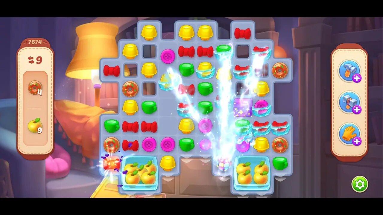 Playrix Homescapes Gameplay Walkthrough Level 7874