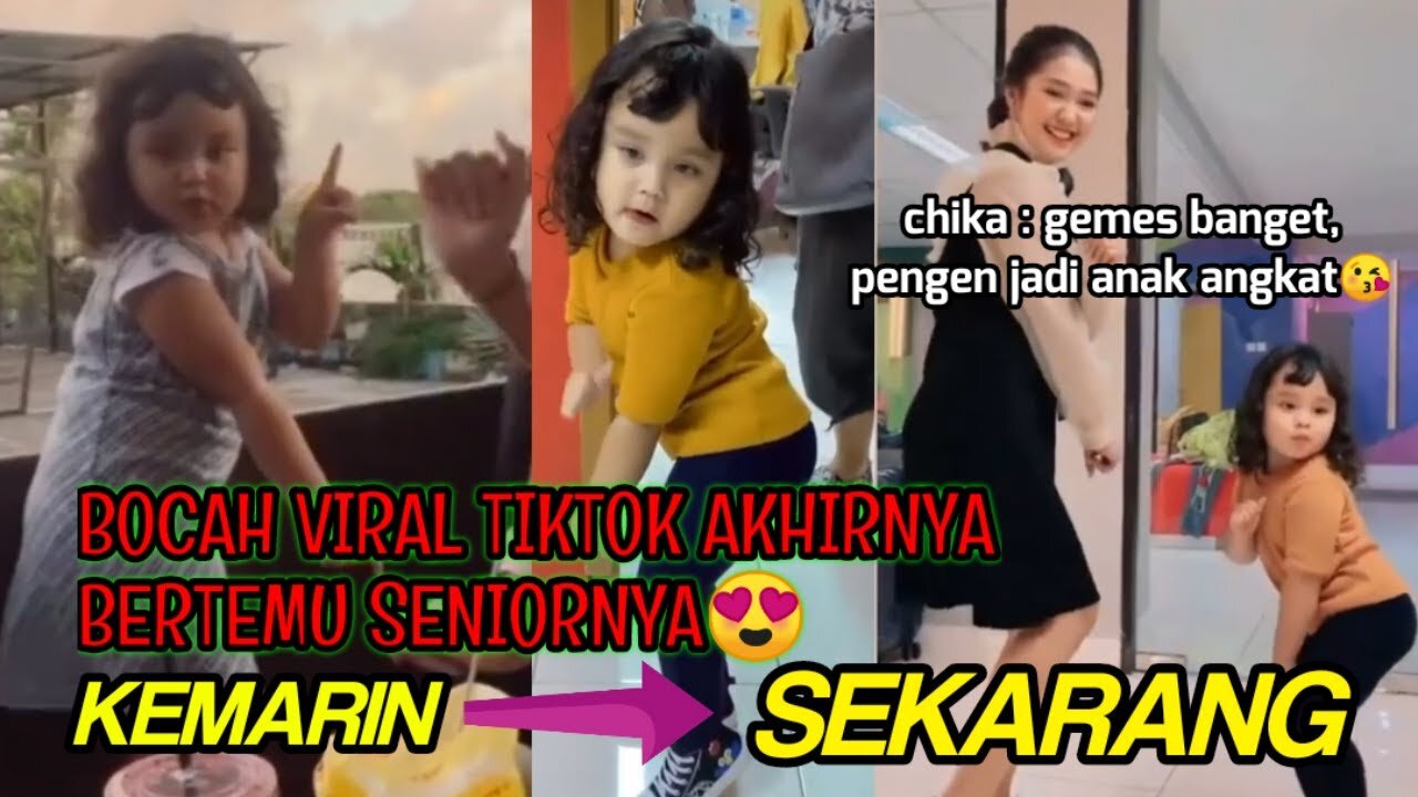 Anasya Bocah Viral Tiktok yang Gemesin Akhirnya Bertemu Dengan Chika Si Goyang Papichulo