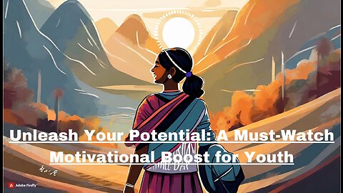 Unleash Your Potential: A Must-Watch Motivational Boost for Youth