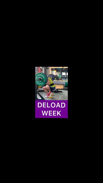 WHY DELOAD IS IMPORTANT #shorts