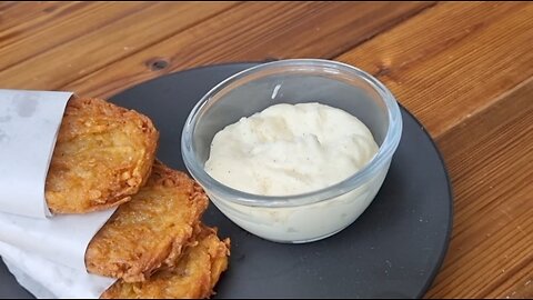 Crispy fried potatoes