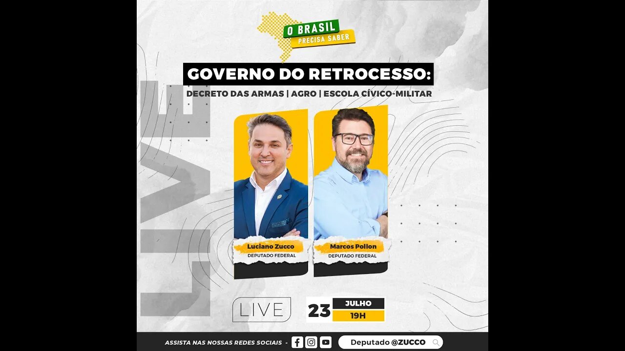 O BRASIL PRECISA SABER: O governo do retrocesso... Decreto das armas | Agro | Escola Cívico-Militar