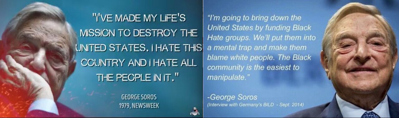 👹💣 PSYCHOPATH GEORGE SOROS: FORMULA FOR KILLING AMERICA 👀 ▪️ 16-MIN VIDEO