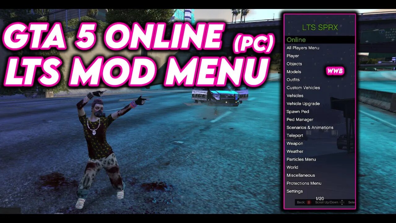 LTS v1 Mod Menu (Free) | GTA 5 ONLINE [1.66] | Undetected | Recovery & Business Manager +Download