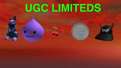 ROBLOX: UGC Limiteds are HERE