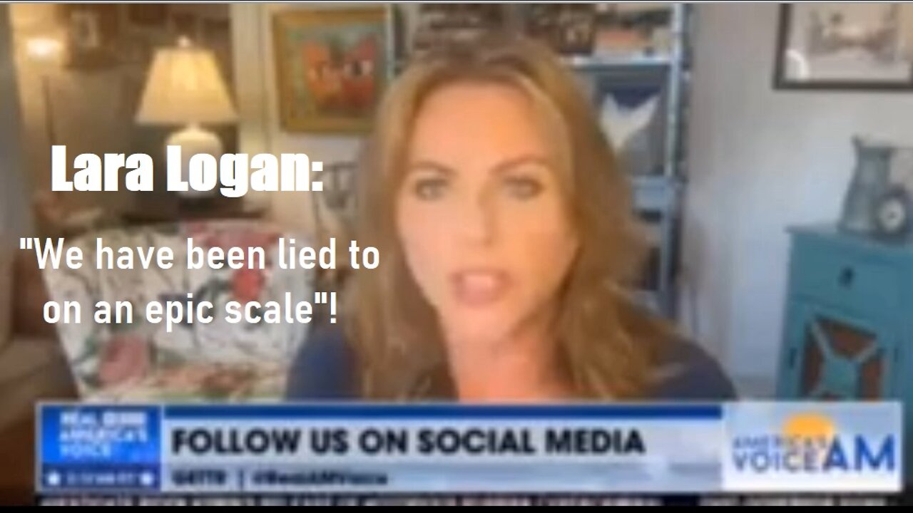 Lara Logan: "We have been lied to on an epic scale, not only about Ukraine". The DEEP STATE IS REAL!