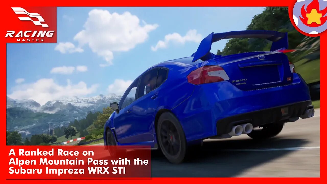 A Ranked Race on Alpen Mountain Pass with the Subaru Impreza WRX STI | Racing Master